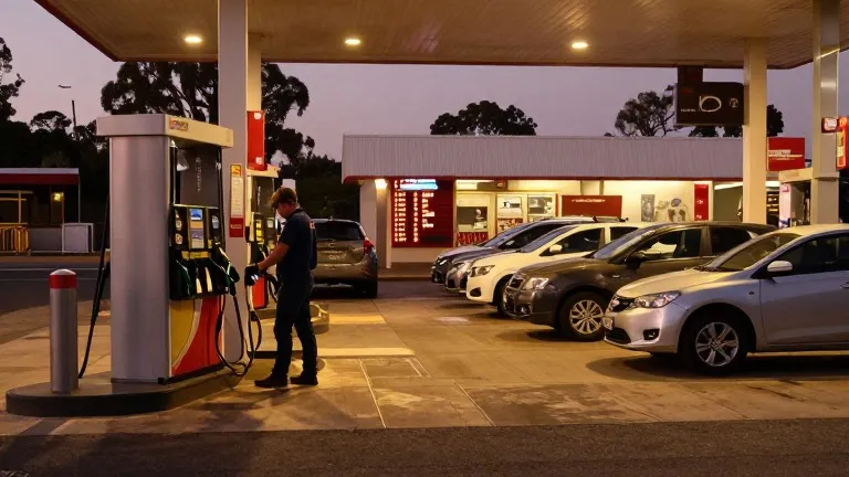 Illustration for: Chalmers Weighs Fuel Tax Cut Against Inflation Risk as Oil Nears US$113